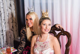 Dark queen mini crown bun-thing Ravenna Inspired Adult queen crown 3d printed charecter bonding crown - Mud And Majesty