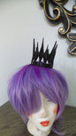 Dark queen mini crown bun-thing Ravenna Inspired Adult queen crown 3d printed charecter bonding crown - Mud And Majesty