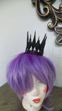 Dark queen mini crown bun-thing Ravenna Inspired Adult queen crown 3d printed charecter bonding crown - Mud And Majesty