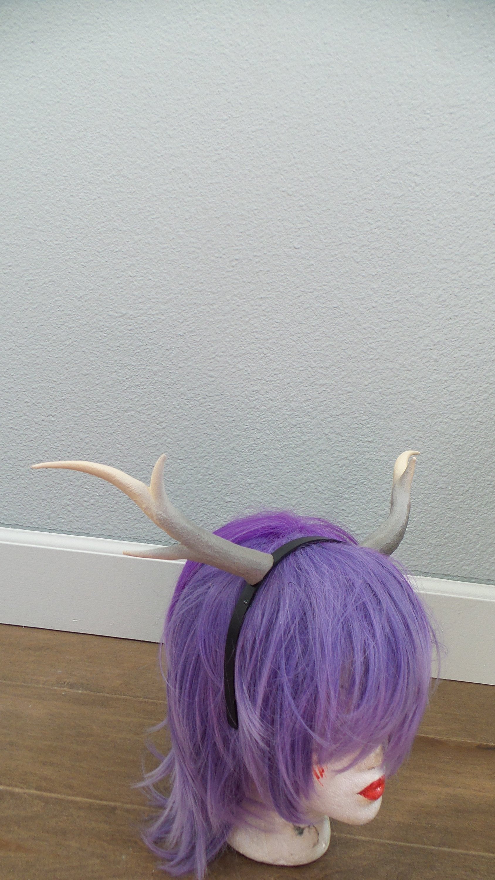 NEW ARRIVAL Antlers only! Realistic  Doe/Deer Antlers  3D Printed (Ultra Light Weight Plastic) Reindeer Antlers comic-con fantasy fawn - Mud And Majesty