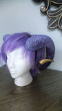 Critical Role ram horns Mollymauk Tealeaf inspired horns 3D printed no mold seams - Mud And Majesty
