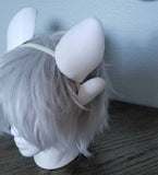 Fantasy How to train your Dragon  3d printed light fury Inspired costume ears horns. Light fury furry costume headband super light weight - Mud And Majesty
