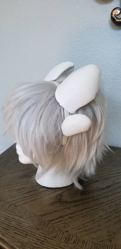 Fantasy How to train your Dragon  3d printed light fury Inspired costume ears horns. Light fury furry costume headband super light weight - Mud And Majesty