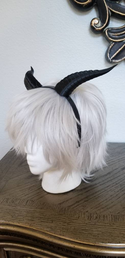 Fantasy Dragon Snake Dragon 3d printed horns on headband DIY costume addition dragon comicon fantasy  lizzard horns - Mud And Majesty