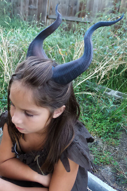 BEST SELLING! Classic Young Maleficent Inspired Horns  3D Printed  choose your color comic-con - Mud And Majesty