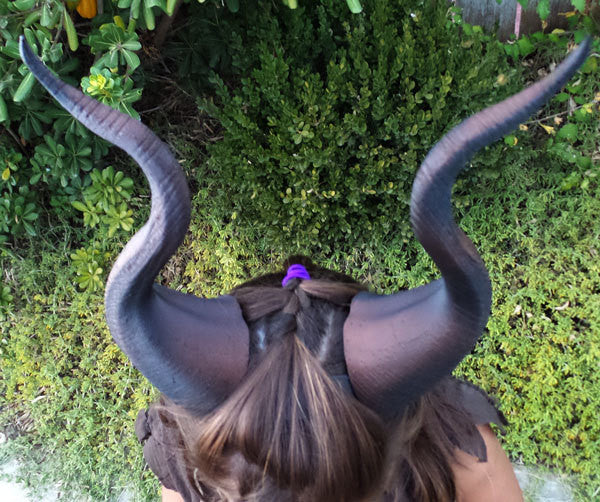 BEST SELLING! Classic Young Maleficent Inspired Horns  3D Printed  choose your color comic-con - Mud And Majesty