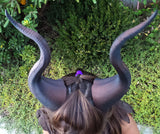 BEST SELLING! Classic Young Maleficent Inspired Horns  3D Printed  choose your color comic-con - Mud And Majesty