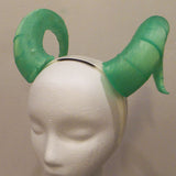 Huge Ox Ram Fantasy Cosplay Horns Horned Headband - Mud And Majesty