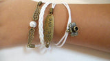 Custom order for 10 believe bracelets for Shiryn Thein - Mud And Majesty