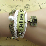 Custom order for 10 believe bracelets for Shiryn Thein - Mud And Majesty