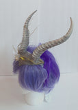 Elvish crown elven horned crown elvish horns Gazelle horns gazelle headband larp comic-con - Mud And Majesty