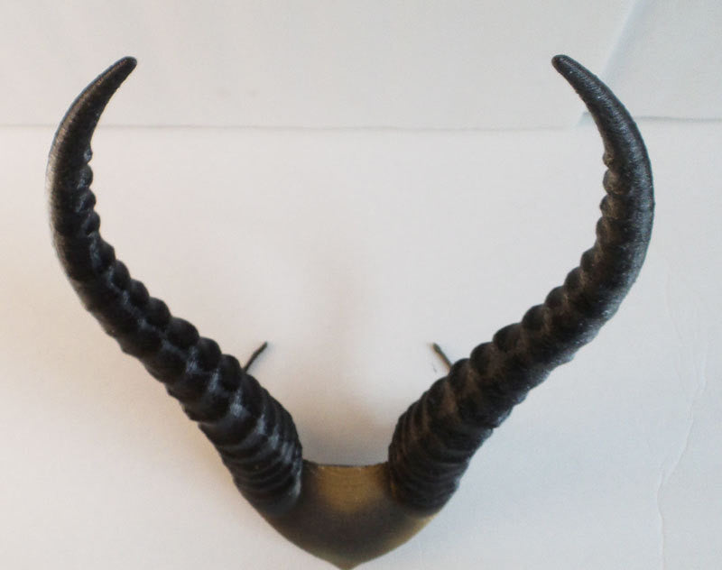 DIY Gazelle horned crown Elvish Larp headdress Helment horns 3D print - Mud And Majesty