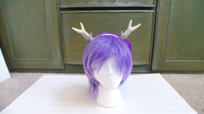 OUR ORIGINAL! Mini Fawn Doe/Deer Antlers Horns  3D Printed (Ultra Light Weight Plastic) Small Deer horns Larp headdress - Mud And Majesty