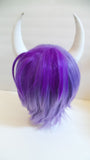 Goat fantasy 3d printed horns many multi mounting and color options horns on headband black white gray - Mud And Majesty