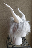 BEST SELLING! Classic Young Maleficent Inspired Horns  3D Printed  White Horns comic-con - Mud And Majesty