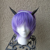 Duman Deuman Dewman from phantasy star Japanese mmo rpg Sega. 3d printed 4" Anime horns*ears black headband game cosplay - Mud And Majesty