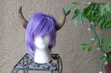 Goat fantasy 3d printed horns  horns on headband taurus horns - Mud And Majesty
