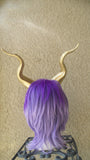 BEST SELLING! Gold Classic Young Maleficent Inspired Horns  3D Printed  choose your color comic-con - Mud And Majesty
