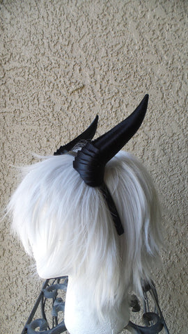 Deanerys Dragon inspired 3d printed horns on headband DIY costume addition dragon ears  lizzard horns - Mud And Majesty